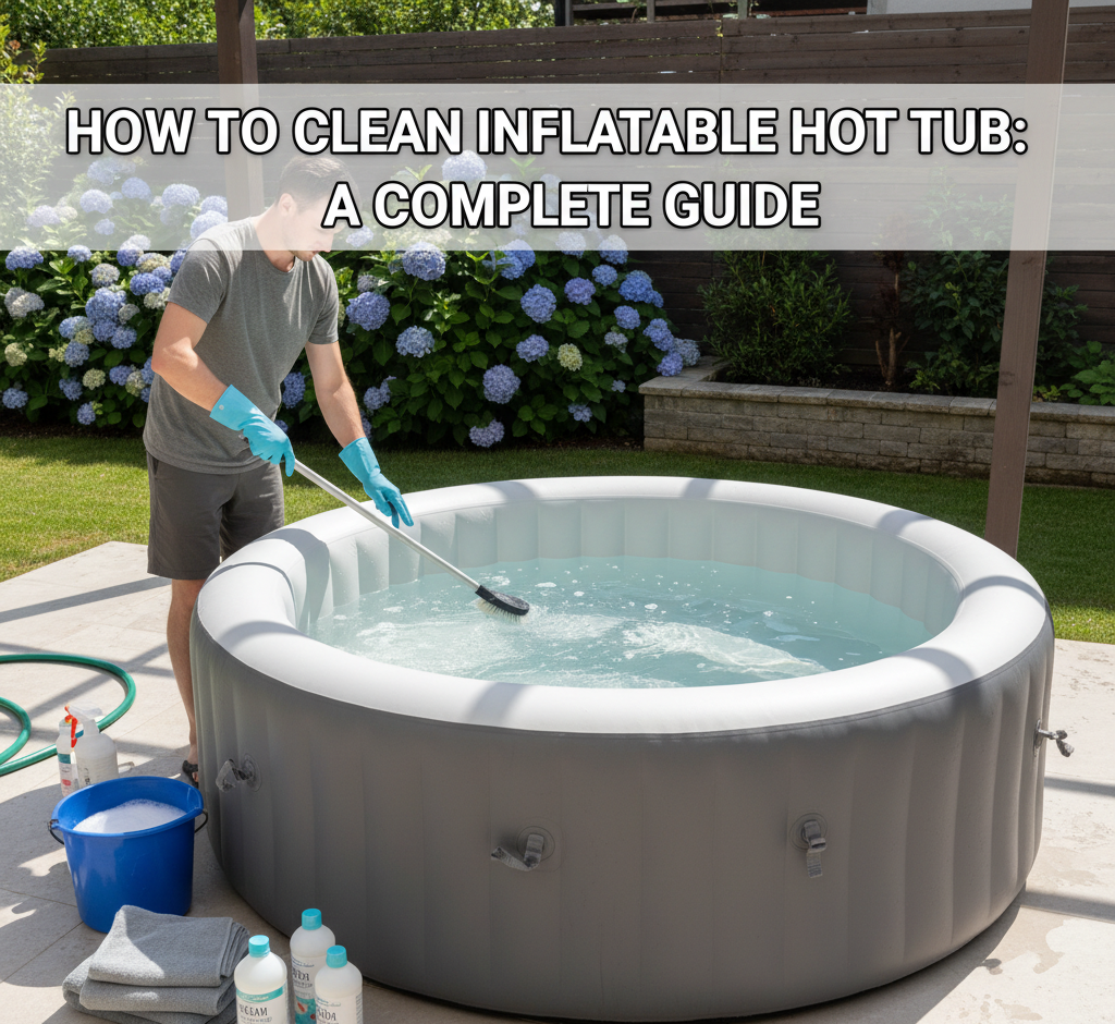 how to clean inflatable hot tub