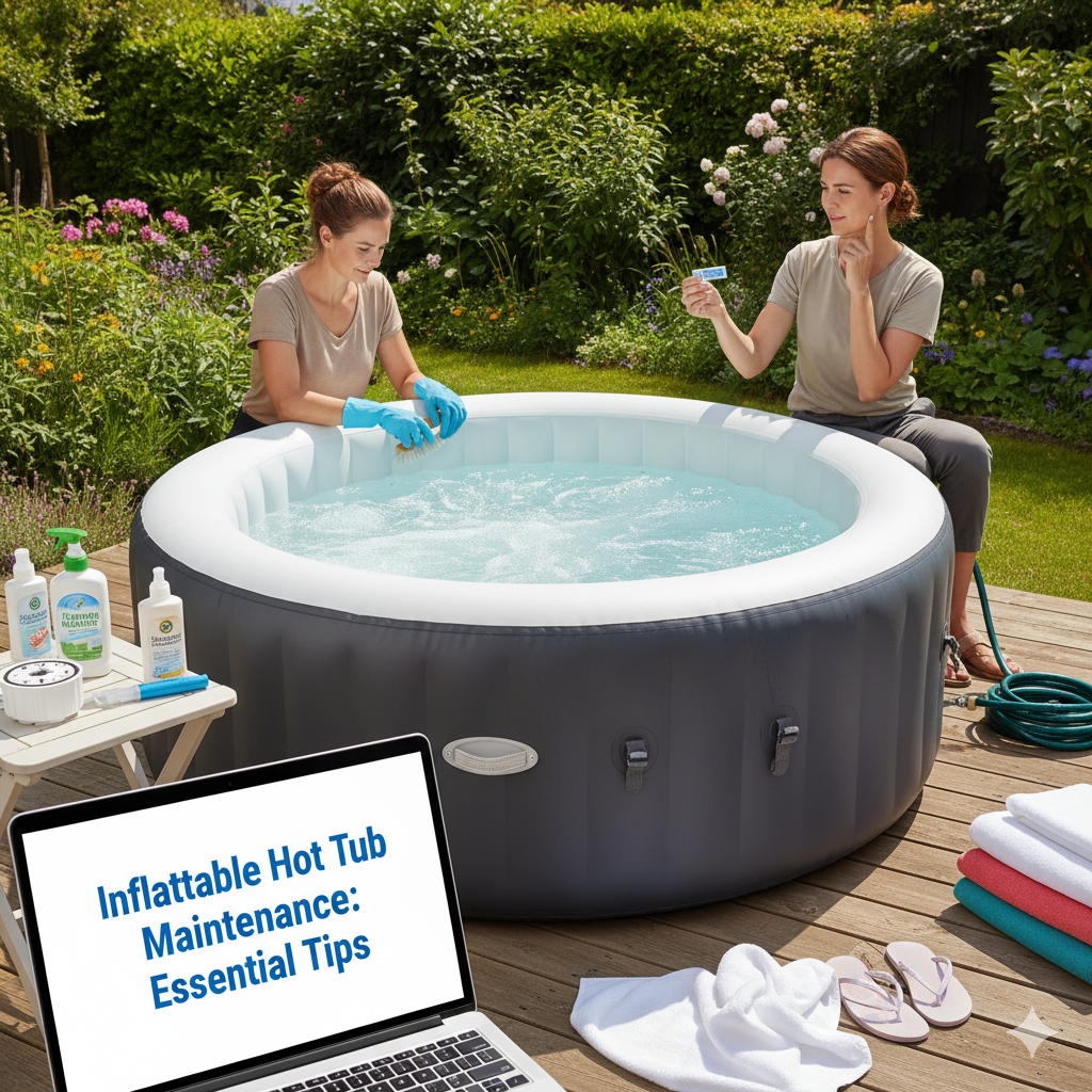 inflatable hot tub maintenance