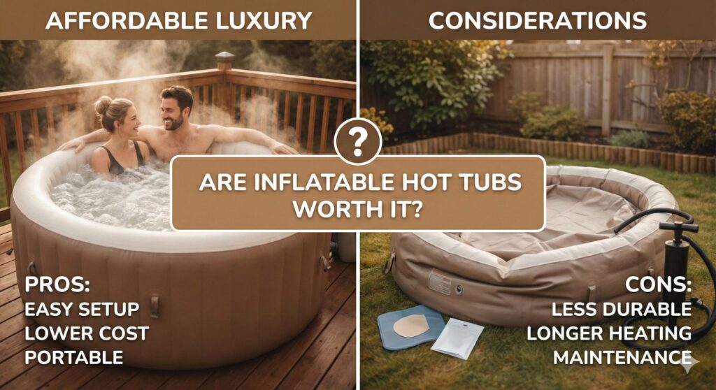 are inflatable hot tubs worth it