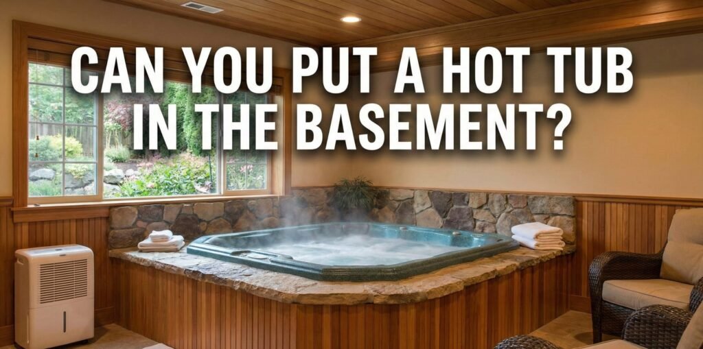 can you put hot tub in basement