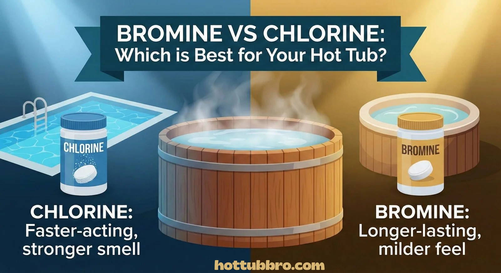 Hot tub sanitizer chemicals